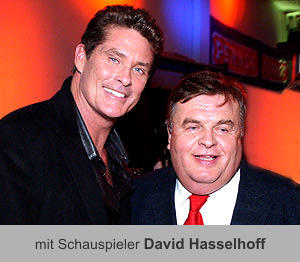 mit Schauspieler David Hasselhoff