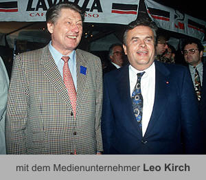 mit dem Medienunternehmer Leo Kirch